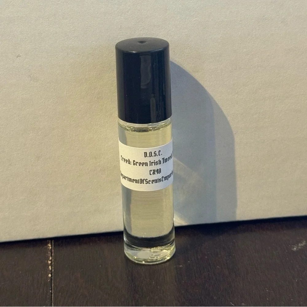Green Tweed (M) Type Fragrance Oil 1/3 Oz Glass Roll-On Bottle